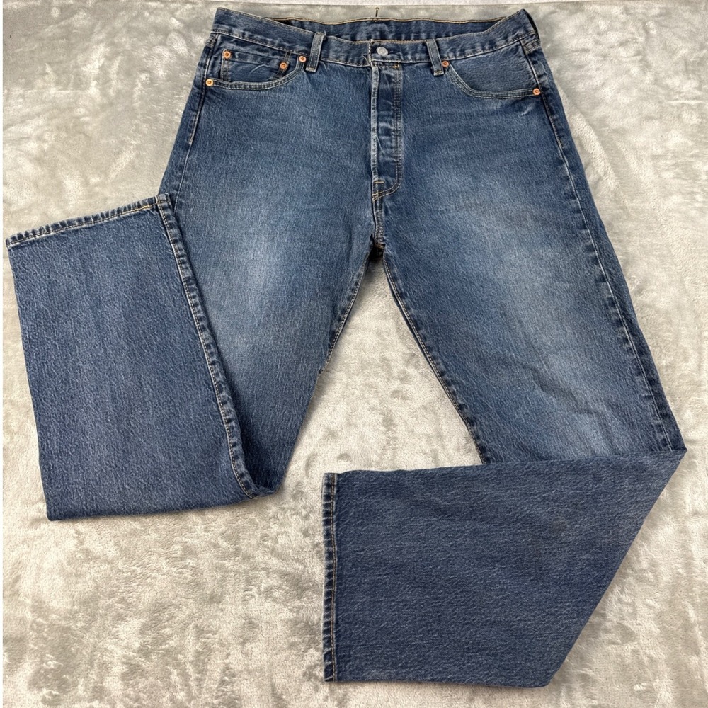 Levis Jeans Mens 36 501 '93 Straight Blue Medium Wash EUC